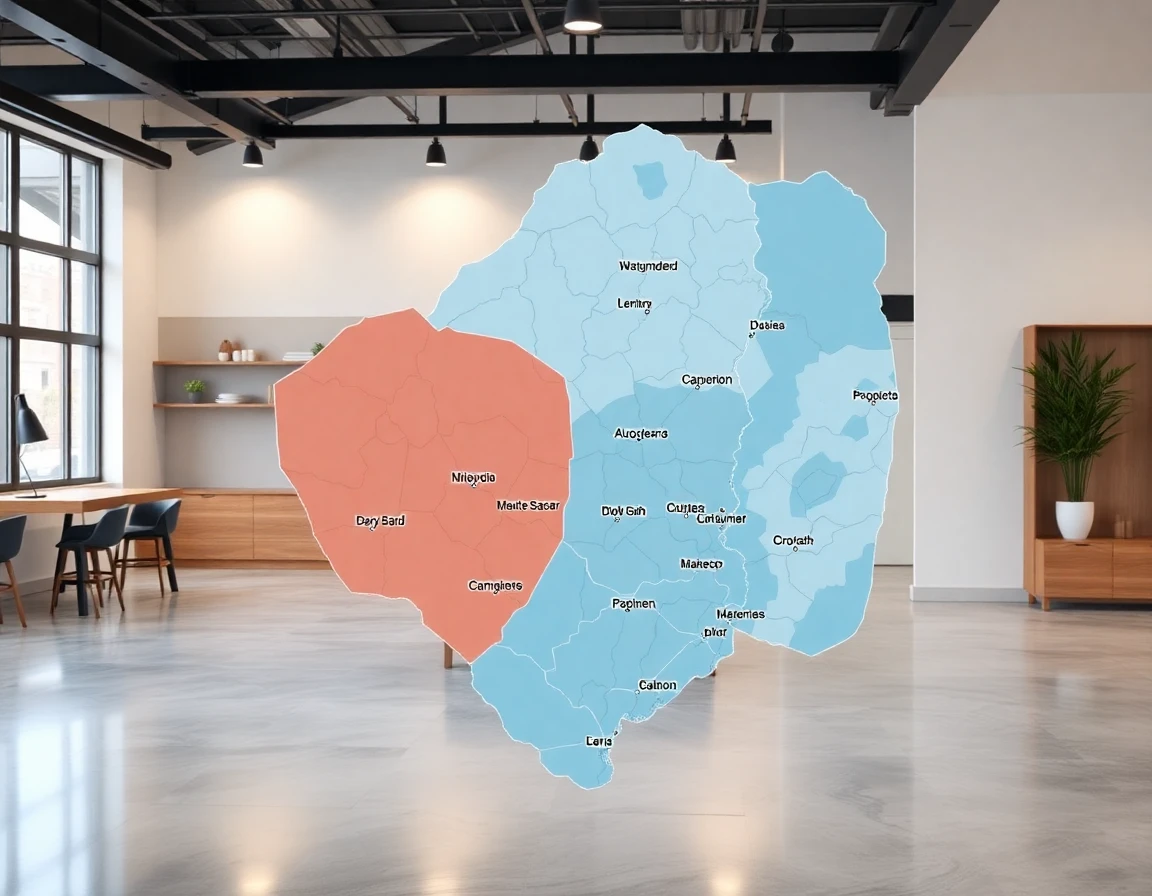 Water Damage Service Areas Map