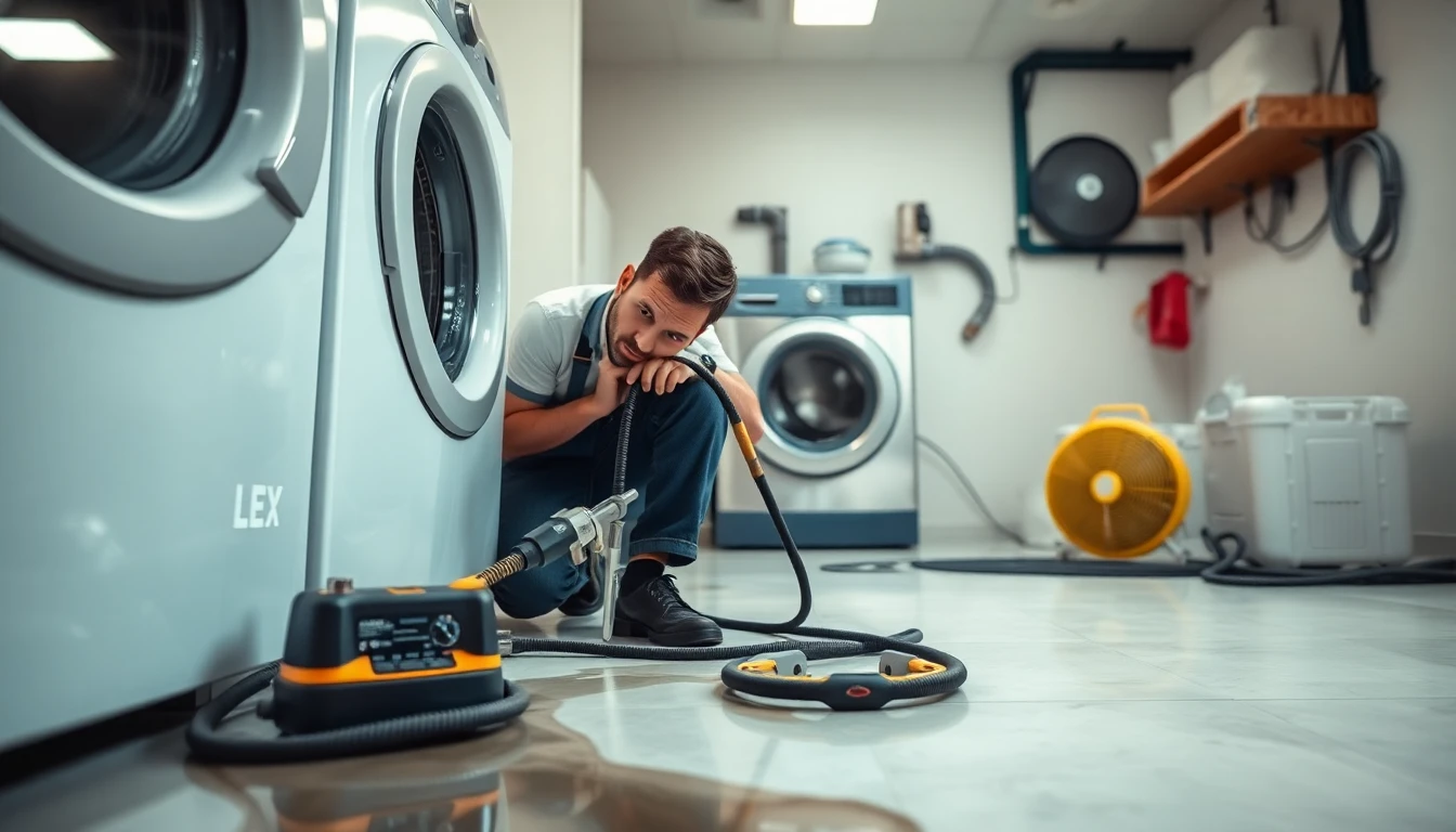 Appliance Leak Cleanup